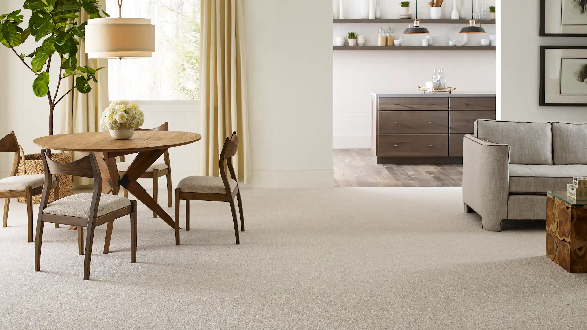 carpet-6 in living room with dinette